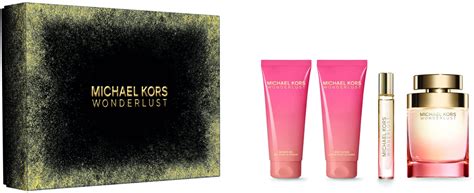 michael kors brilliant gold gift set|michael kors wonderlust set.